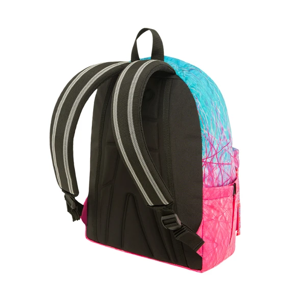 POLO 2024 BACKPACK ORIGINAL CRAFT WITH SCARF PINK-CYAN