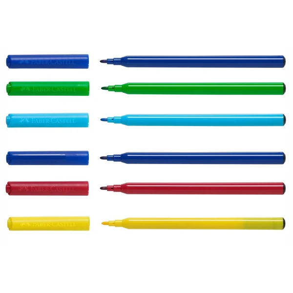 FABER-CASTELL MARKERS SET 12 pcs