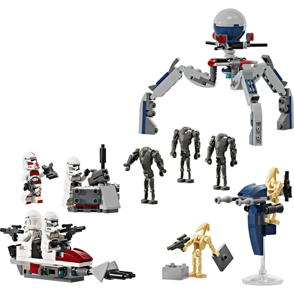 LEGO® STAR WARS™ ΠΑΚΕΤΟ ΜΑΧΗΣ ΜΕ ΣΤΡΑΤΙΩΤΕΣ ΚΛΩΝΟΥΣ™ & ΑΝΔΡΟΕΙΔΗ ΜΑΧΗΣ™