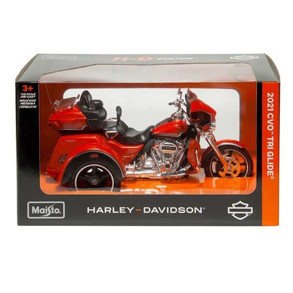 MAISTO 1:12 H-D TRIKES 2021 CVO TRI GLIDE MET. RED