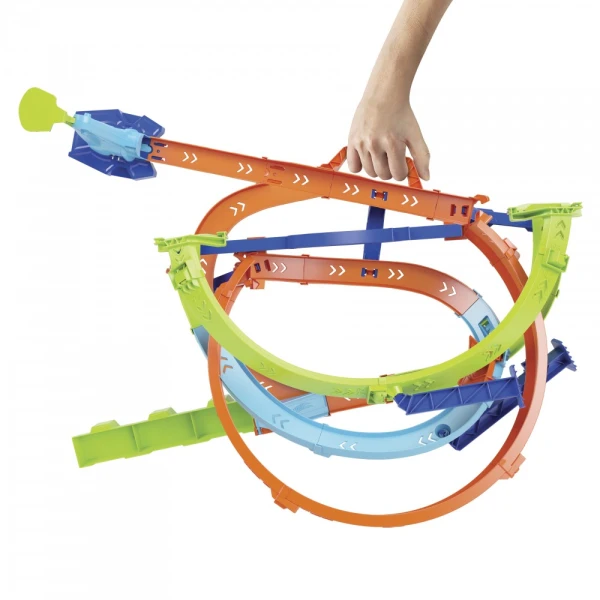HOT WHEELS TRACK SUPER EXTREME LOOP CYCLONE CHALLENGE