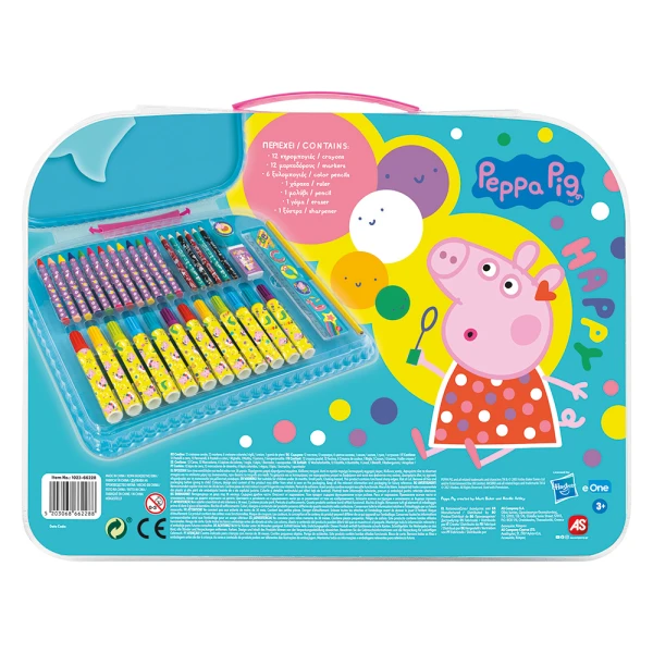 DRAWING SET ART CASE PEPPA PIG FOR AGES 3+