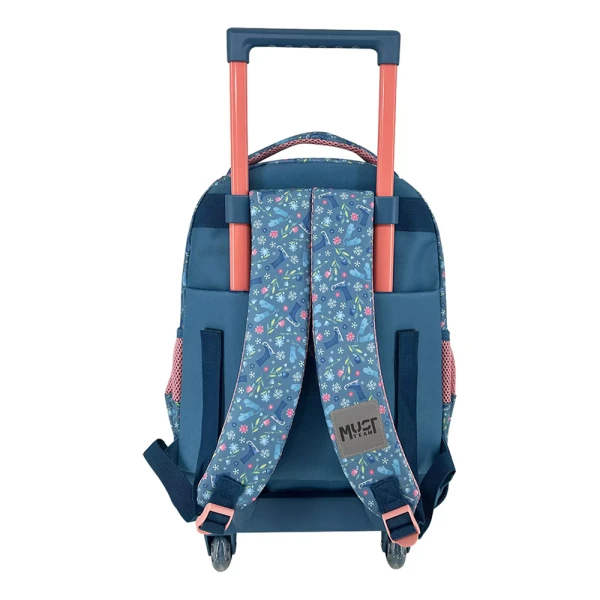 MUST TEAM ΤΣΑΝΤΑ TROLLEY ΔΗΜΟΤΙΚΟΥ 34Χ20Χ44 εκ. 3 ΘΗΚΕΣ FROZEN 2 BLUE