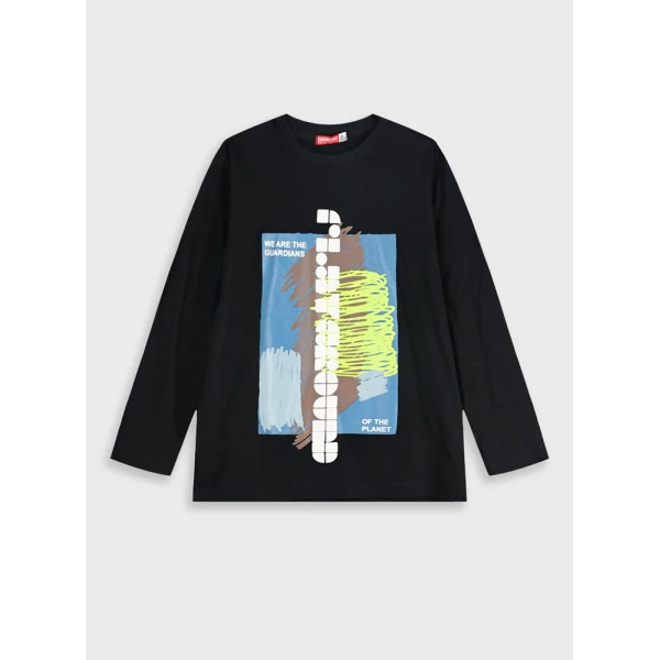 ENERGIERS BLOUSE BOY BLACK