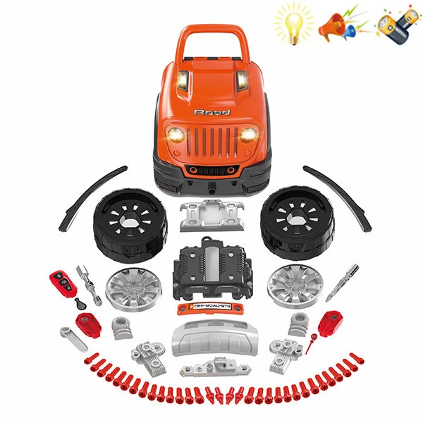 ENGINE WORKSHOP MOTOR MASTER WITH LIGHTS AND SOUND ORANGE