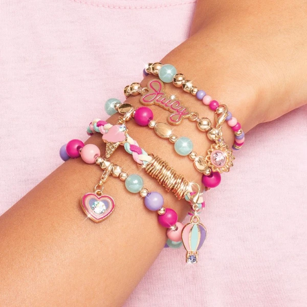 MAKE IT REAL JUICY COUTURE CRYSTAL SUNSHINE BRACELETS