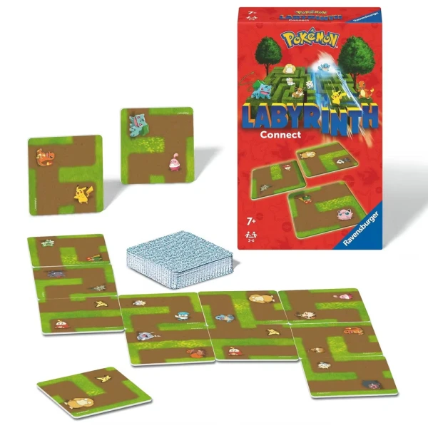 RAVENSBURGER TRAVEL BOARD GAME POKEMON LABYRINTH CONNECT