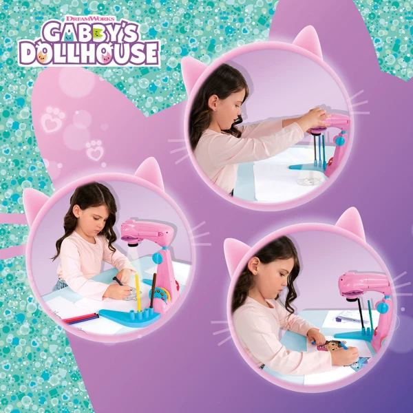 LISCIANI GABBY\'S DOLLHOUSE PROJECTOR DRAWING SCHOOL