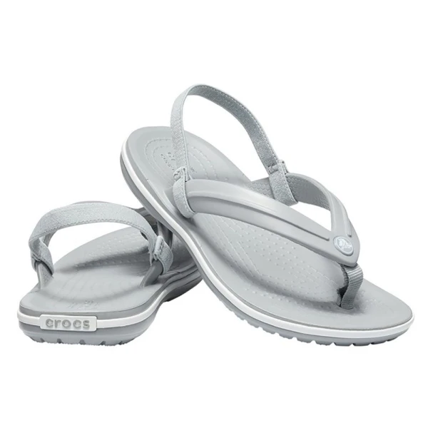 CROCS CROCBAND ΣΑΓΙΟΝΑΡΕΣ ΜΕ ΛΟΥΡΑΚΙ K LIGHT GREY