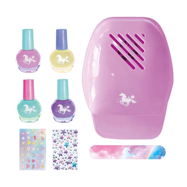 HAPPIHOBBI MANICURE SET WITH DRYER FOR AGES 6+ 