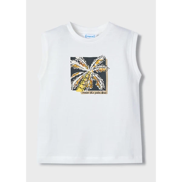 MAYORAL BLOUSE SLEEVELESS PALM 