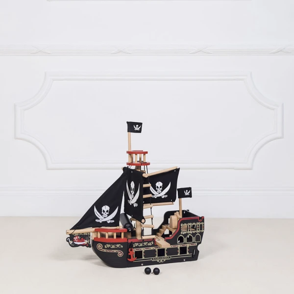 LE TOY VAN WOODEN PIRATE SHIP BARBAROSA