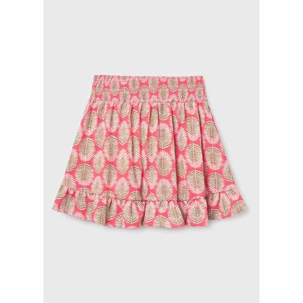MAYORAL SKIRT PRINTED CORAL 