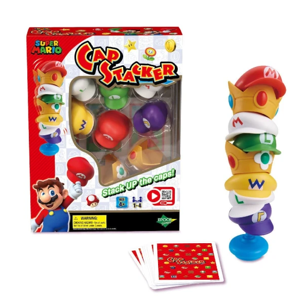 SUPER MARIO ΠΑΙΧΝΙΔΙ ΙΣΟΡΡΟΠΙΑΣ CAP STACKER