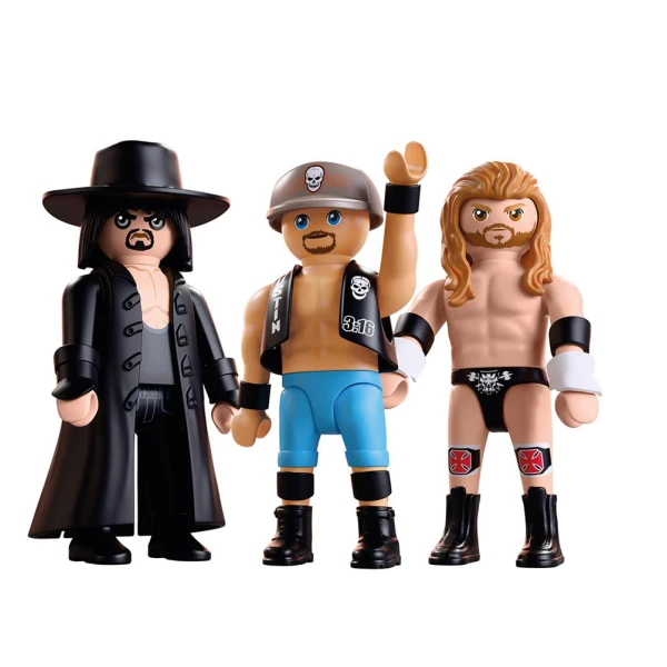 PLAYMOBIL WWE® ΤΡΕΙΣ ΠΑΛΑΙΣΤΕΣ ΤΗΣ ATTITUDE ERA