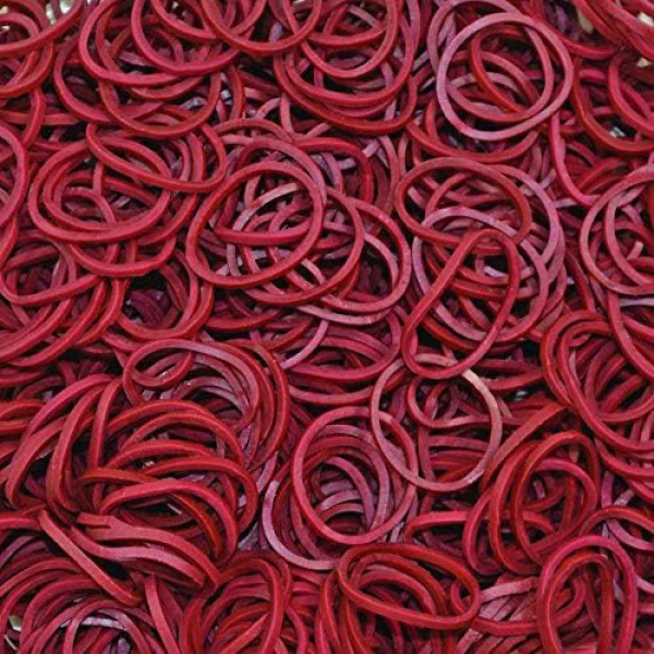 RAINBOW LOOM REFIL BANDS BRIGHT BURGUNDY