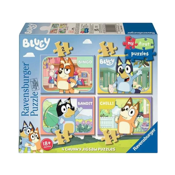 RAVENSBURGER MY FIRST PUZZLES 2-3-4-5 pcs BLUEY