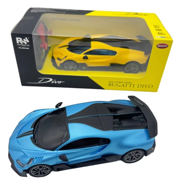 RW RC STREET CARS ΤΗΛΕΚΑΤΕΥΘΥΝΟΜΕΝΟ ΑΥΤΟΚΙΝΗΤΟ 1:24 BUGATTI DIVO - 2 ΧΡΩΜΑΤΑ