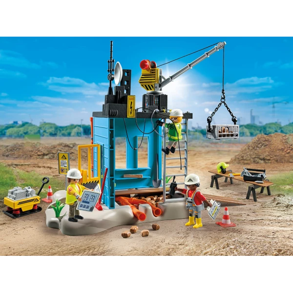 PLAYMOBIL ACTION HEROES CONSTRUCTION SITE