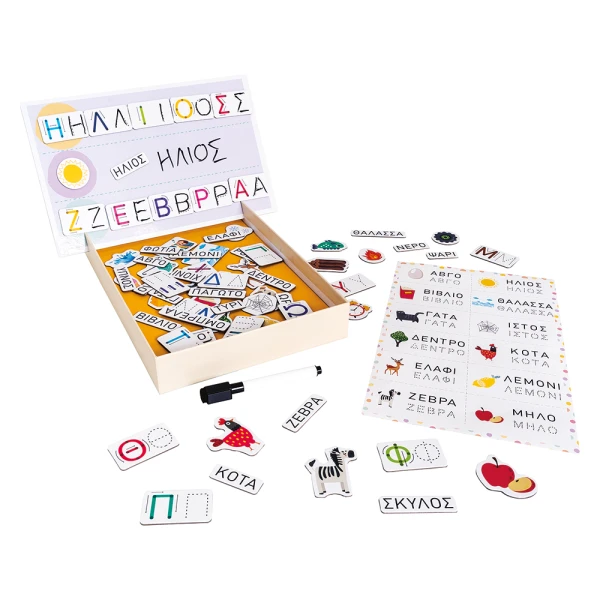 HAPPIHOBBI LEARN TO WRITE 72 EDUCATIONAL PAPER MAGNETS FOR AGES 5+