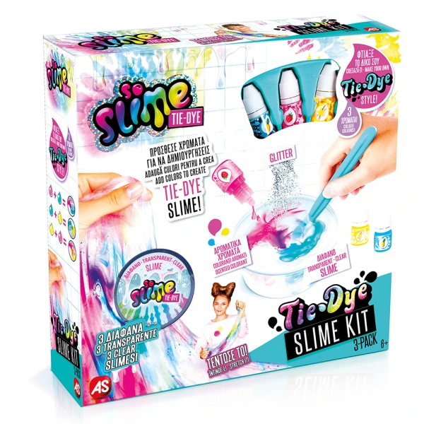SO SLIME TIE-DYE 3-PACK SLIME KIT FOR AGES 6+