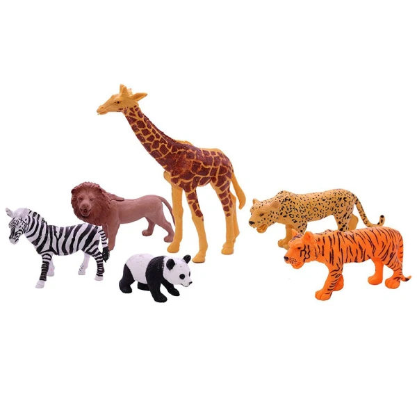 WILD ANIMALS IN BAG 6 pcs.