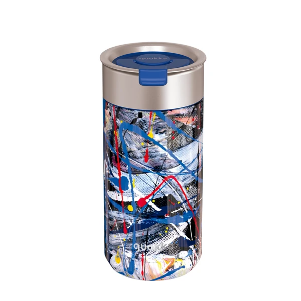 QUOKKA STAINLESS STEEL ΘΕΡΜΟΣ ΚΑΦΕ 400ml ABSTRACT