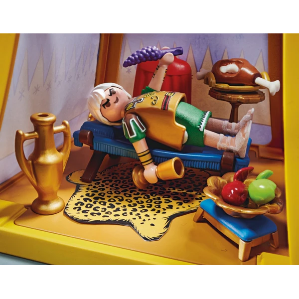 PLAYMOBIL ASTERIX LEADER`S TENT WITH GENERALS