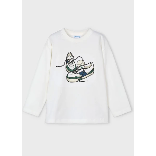 MAYORAL ΜΠΛΟΥΖΑ ΜΑΚΡΥΜΑΝΙΚΗ SNEAKERS ΚΡΕΜ