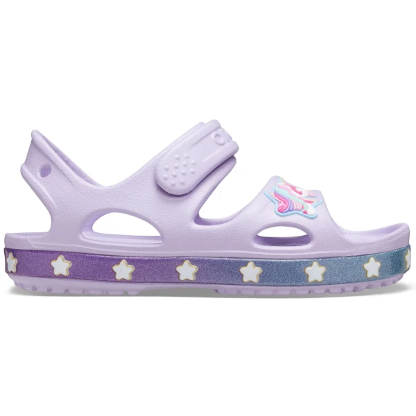 CROCS CROCSFL UNICORN CHARM SANDAL G LAVENDER