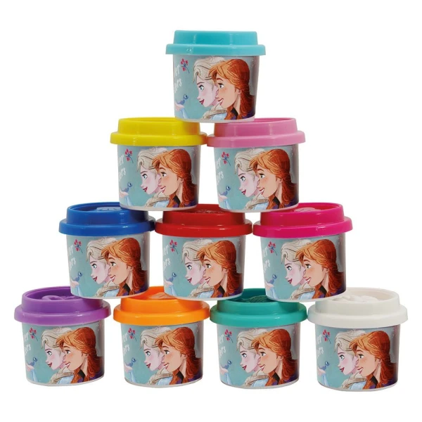 AS 10 DOUGH JARS 1OZ IN A BAG FROZEN FOR AGES 3+