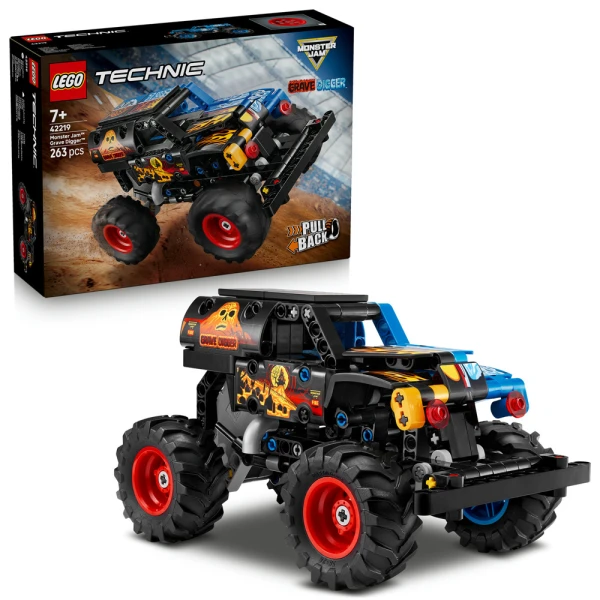 LEGO® TECHNIC MONSTER JAM™ GRAVE DIGGER™ ΦΩΤΙΑ ΚΑΙ ΠΑΓΟΣ