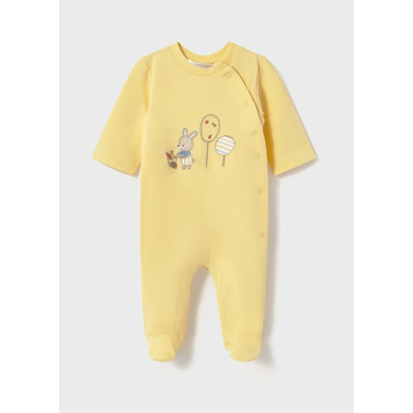 MAYORAL SET 2 ONESIES LONG YELLOW 