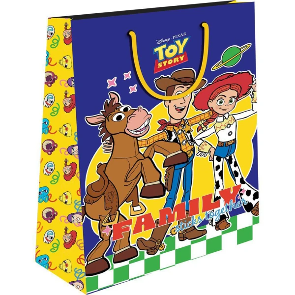 PAPER GIFT BAG 18X11X23 cm TOY STORY - 2 DESIGNS