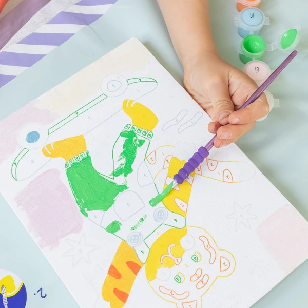 PETIT PINCEAU KIDS PAINT BY NUMBERS - TITI SKATE