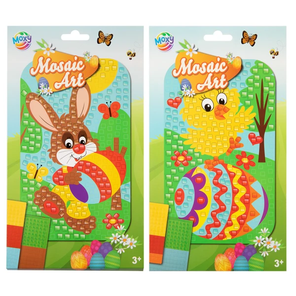 EASTER MOSAIC ART A5 – 2 DESIGNS