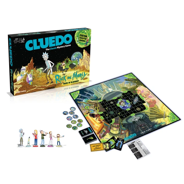 WINNING MOVES ΕΠΙΤΡΑΠΕΖΙΟ ΠΑΙΧΝΙΔΙ CLUEDO RICK AND MORTY - ΑΓΓΛΙΚΗ ΕΚΔΟΣΗ