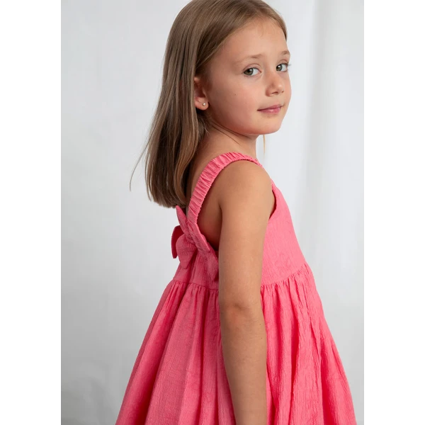 MAYORAL DRESS JACQUARD FLOWERS GERANIUM 