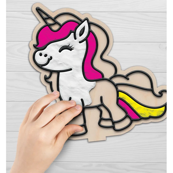 SPLAT PLANET MESS-FREE PAINT KIT WITH CLAY UNICORN