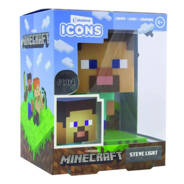 PALADONE MINECRAFT - STEVE ICON LIGHT BDP (PP6594MCF)