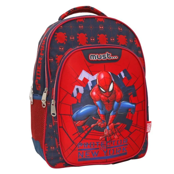 MUST ΤΣΑΝΤΑ ΠΛΑΤΗΣ 32X18X43 εκ. 3 ΘΗΚΕΣ SPIDERMAN PROTECTOR OF NEW YORK