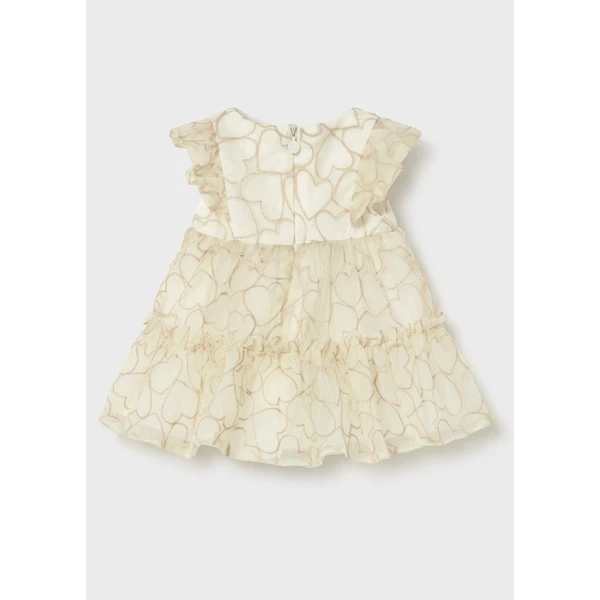 MAYORAL DRESS TULLE WHEAT 