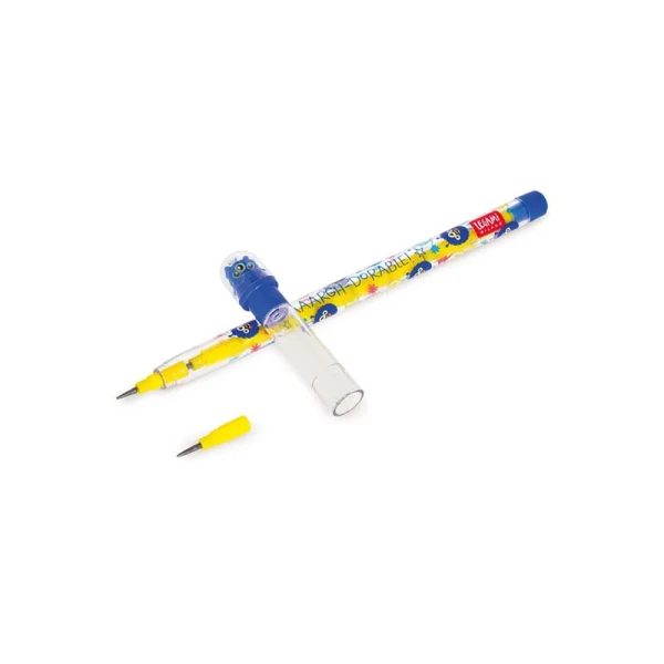 LEGAMI STACKABLE PENCIL WITH ERASER TAKE A TIP - MONSTER