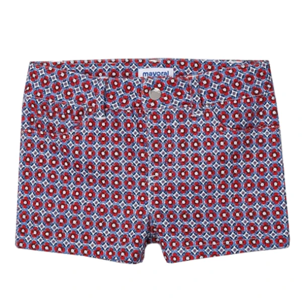 MAYORAL SHORT PANTS STAMPED RED