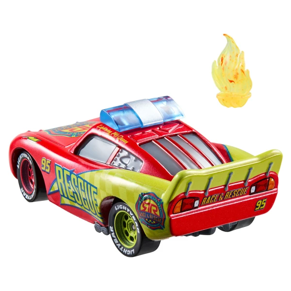 CARS RACE & RESCUE CAR WITH ACCESSORIES LIGHTNING McQUEEN