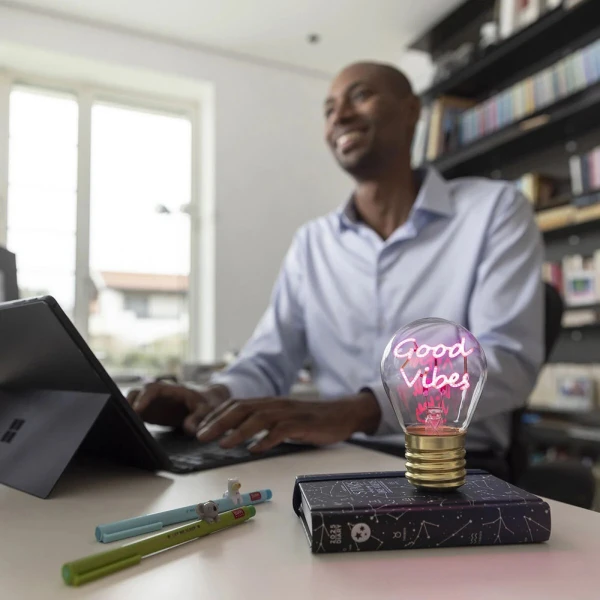 LEGAMI TABLE LIGHTBULB-SHAPED TABLE LAMP BULB FICTION - GOOD VIBES