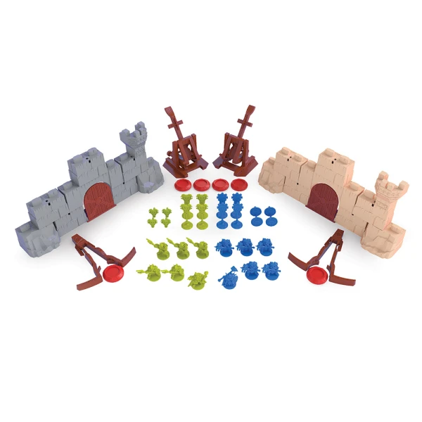 AS GAMES BOARD GAME CASTLE BATTLE FOR AGES 7+ AND 2+ PLAYERS