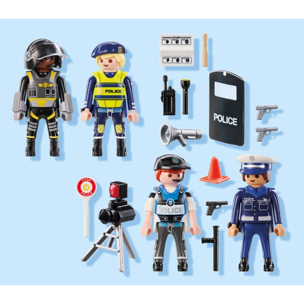 PLAYMOBIL ACTION HEROES POLICE FIGURES SET