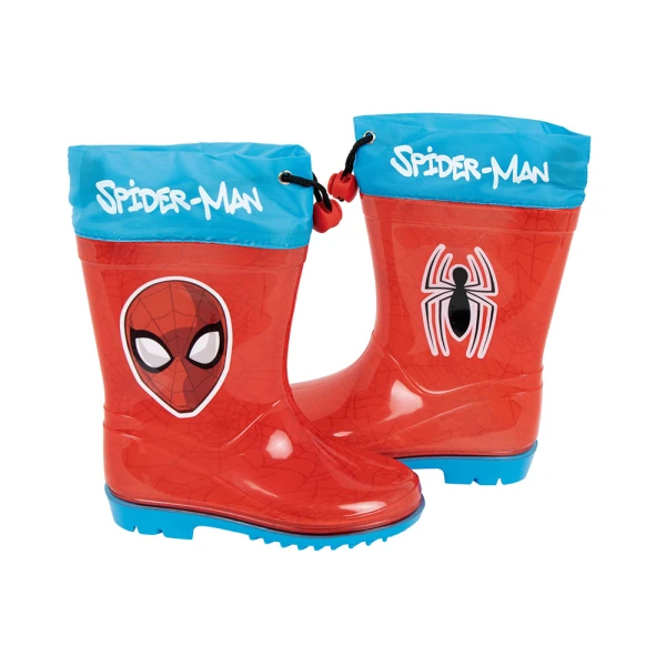 ΠΑΙΔΙΚΕΣ ΜΠΟΤΕΣ ΒΡΟΧΗΣ ΚΟΚΚΙΝΟ SPIDERMAN
