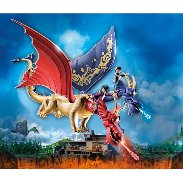 PLAYMOBIL DRAGONS THE NINE REALMS WU & WEI WITH JUN